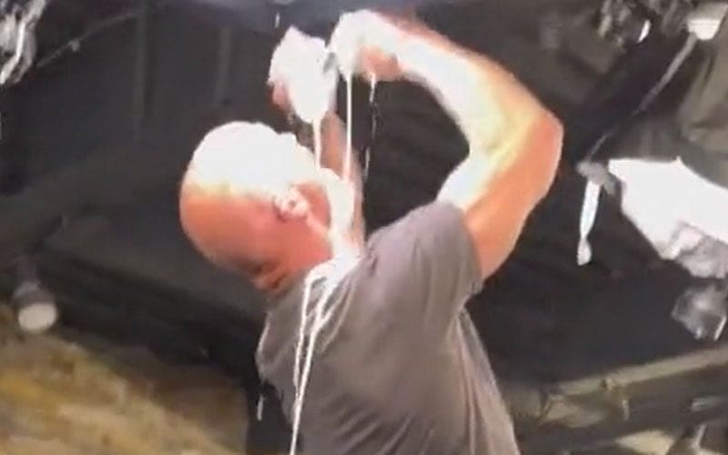 Footage Shows Steve Austin Jumping on Bar Counter and Downing Beers
