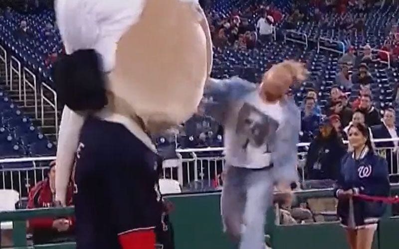 Orange Cassidy & Other AEW Stars Crash MLB Game and Attack The Mascots
