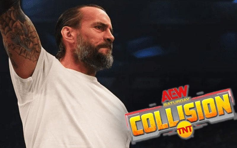 CM Punk Still Advertised For Upcoming AEW Collision Event