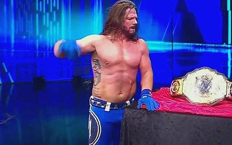 AJ Styles Locks Down WWE World Heavyweight Title Match At Night of Champions