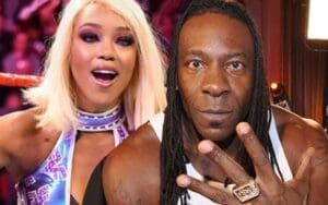 Alicia Fox Working In The Ring With Booker T Alicia Fox Working In The Ring With Booker T