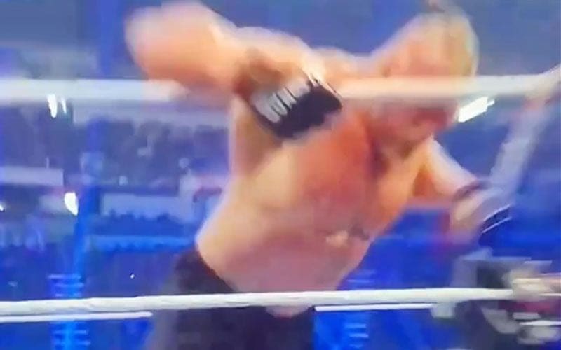 Footage Reveals The Truth About Brock Lesnar Bleeding At WWE Backlash