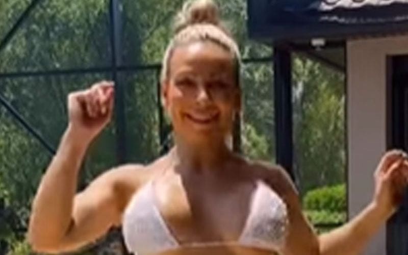 Natalya Is Sending Positive Vibes With Her Latest White Bikini Video