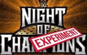 WWE Experimenting With WWE Night Of Champions Main Event