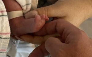 Pat McAfee & Wife Samantha Welcome Their First Child