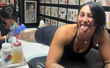 Rhea Ripley Gets Inked Ahead of WWE Backlash Event Rhea Ripley Gets Inked Ahead of WWE Backlash Event