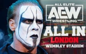 AEW May Book Sting's Retirement Match At All In London