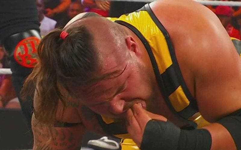 WWE NXT Superstar Tank Ledger Loses Tooth On Live Television This Week