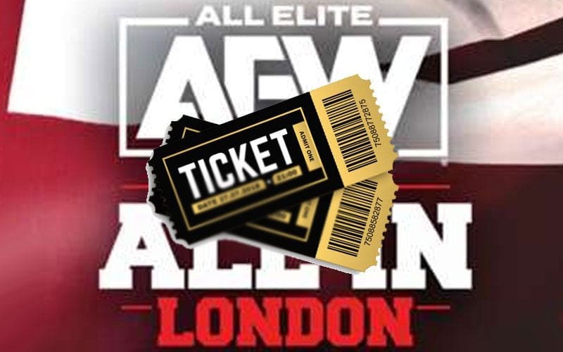 AEW Sees Huge Response With All In London Presale