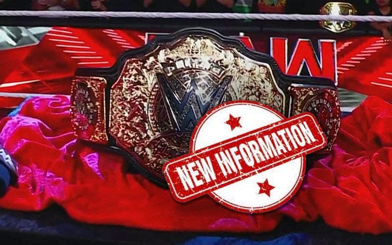WWE Reveals Several Hidden Details About New World Heavyweight Championship