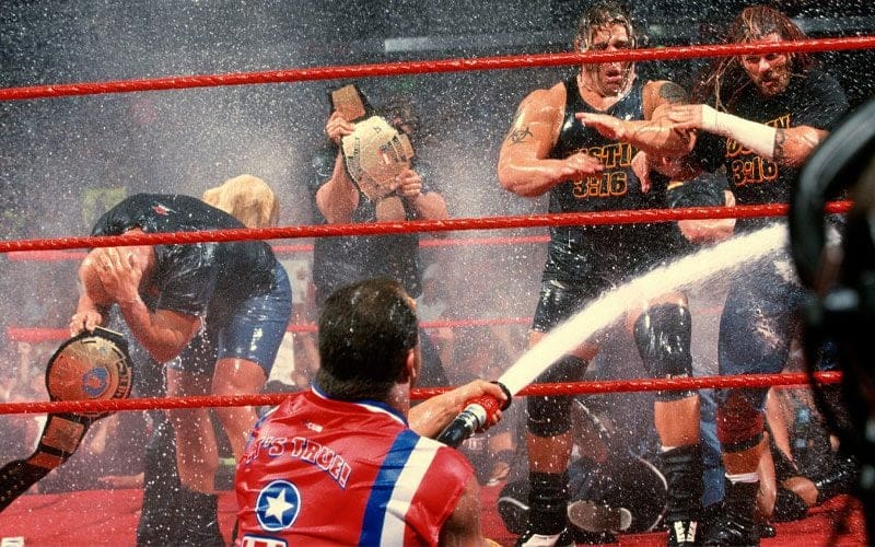 Kurt Angle Says Dousing Steve Austin & Stephanie McMahon With Milk Was The ‘Best Feeling In The World’