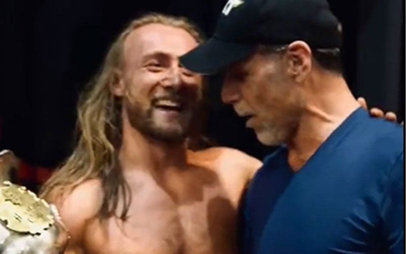 Nathan Frazer Shares A Moment With Shawn Michaels After Heritage Cup Win On WWE NXT