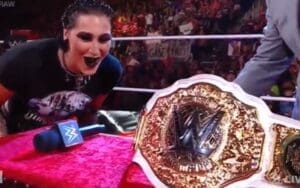 Closer Look at Rhea Ripley’s New WWE Women’s World Championship Closer Look at Rhea Ripley's New WWE Women's World Championship