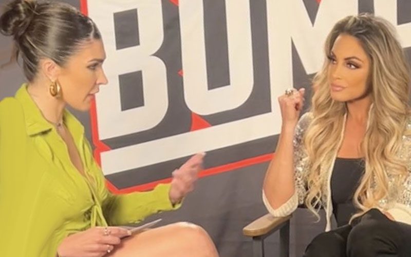 Trish Stratus Shades Cathy Kelley For Not Wearing Pants During Interview