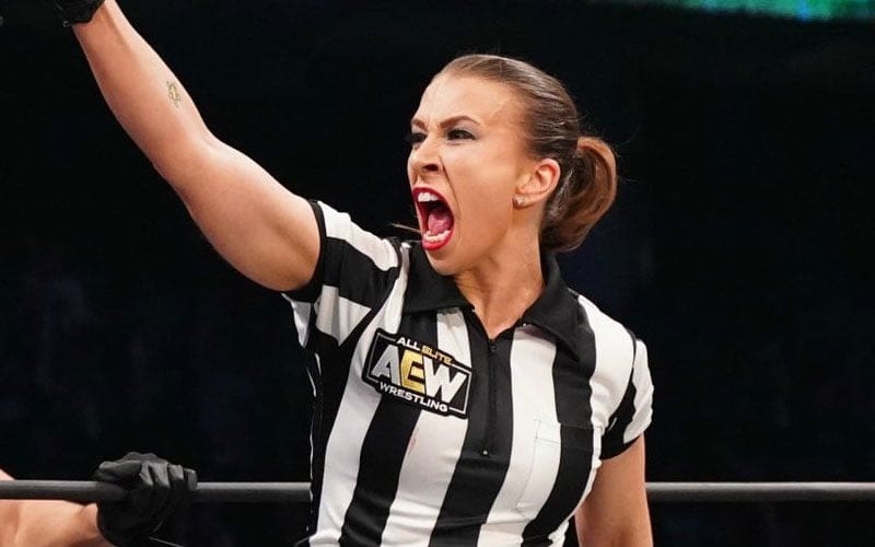 Ex WWE Referee Drags Aubrey Edwards For Getting Involved With AEW Angle