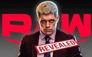 Spoiler On WWE's Plan For Cody Rhodes On RAW