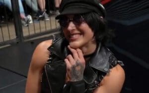 Rhea Ripley Hits On Samantha Irvine During WWE Live Event Rhea Ripley Hits On Samantha Irvine During WWE Live Event