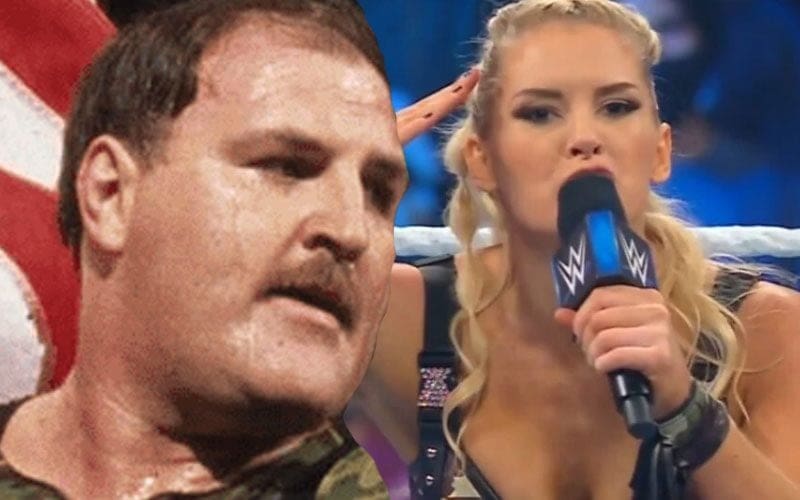 Sgt. Slaughter Trying To Stop Lacey Evans From Using His Finisher