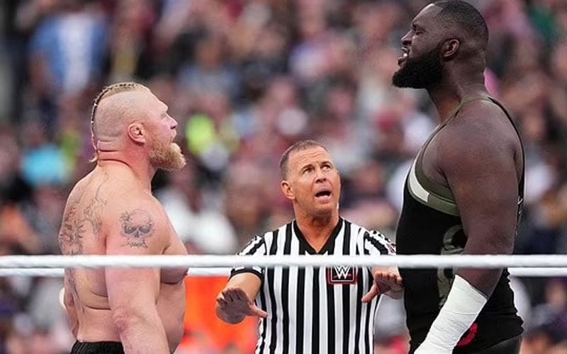 Omos Initially Thought He Was Getting Ribbed with Brock Lesnar WrestleMania Feud