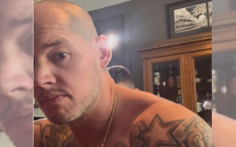 Baron Corbin Sits Down For Big Back Tattoo