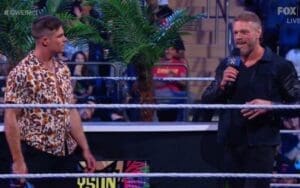 Grayson Waller Discloses Important Advice Edge Gave Him Before Major Match Grayson Waller Discloses Important Advice Edge Gave Him Before Major Match