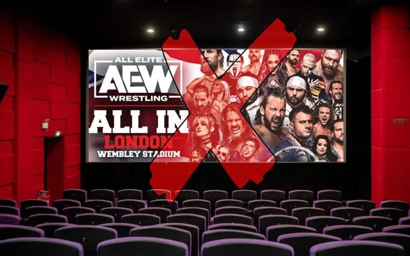 Possible Reason Why AEW All In Won’t Be Shown in Movie Theaters