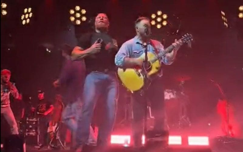 Brock Lesnar Jumps on Stage During Zach Bryan Concert After WWE SummerSlam