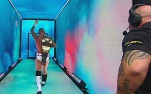 Security Escorted CM Punk to Locker Room After AEW All In Match Security Escorted CM Punk to Locker Room After AEW All In Match