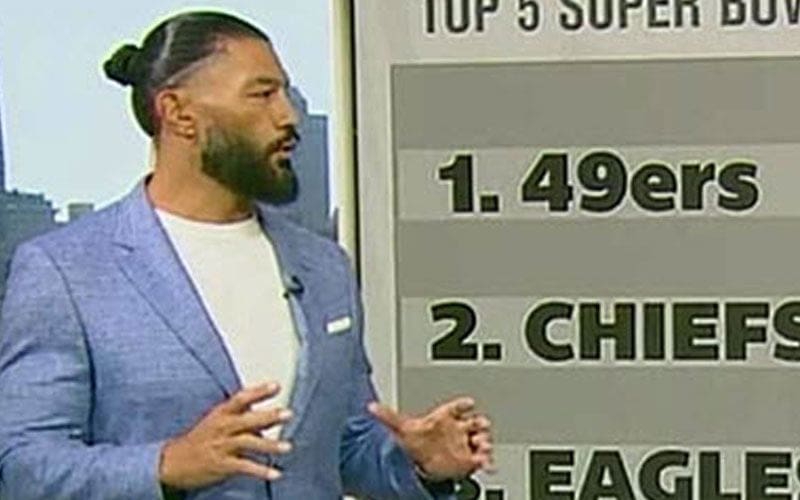 Roman Reigns Picks His Top Five Super Bowl Contenders