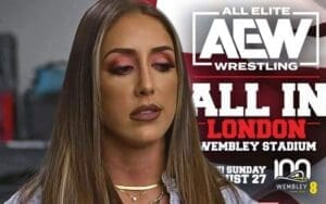 Britt Baker Banged Up Going Into AEW All In London Britt Baker Banged Up Going Into AEW All In London
