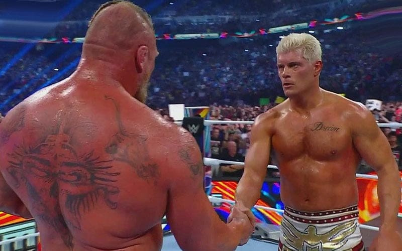 Brock Lesnar & Cody Rhodes Moment After SummerSlam Match Was Completely Unplanned