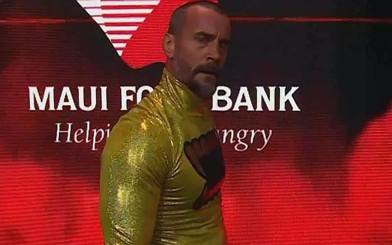 CM Punk Shows Up Wearing Mask On AEW Collision To Accept All In London Match