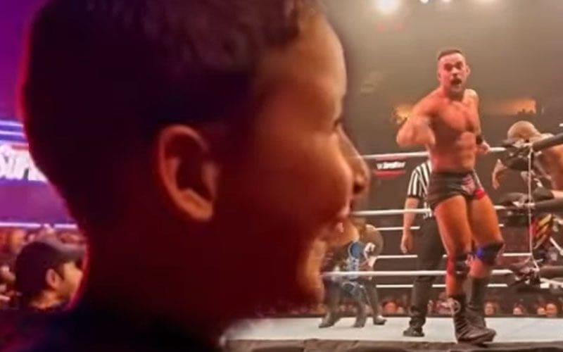 Young Fan Relentlessly Heckles Austin Theory At WWE Live Event