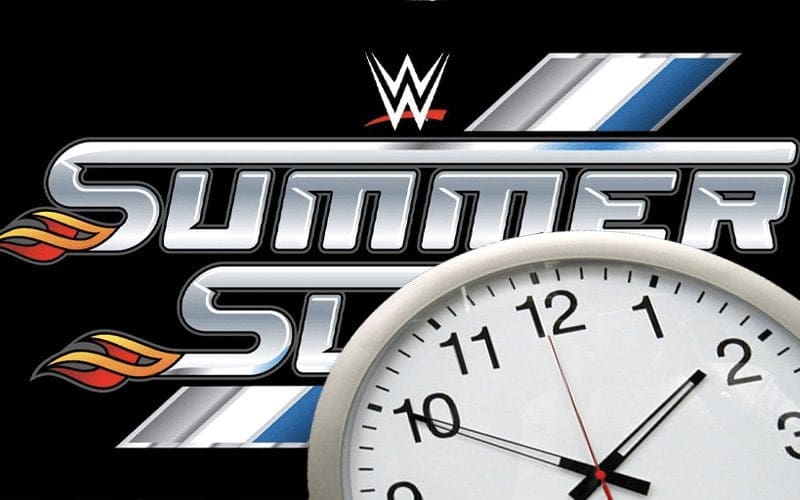 Some SummerSlam Matches Went Over Their Planned Time