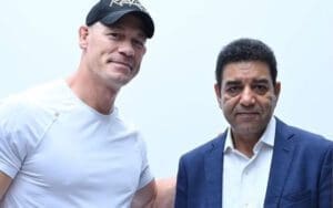 John Cena Linked Up with Megastar Karthi and Rajesh Kaul Before of WWE Superstar Spectacle