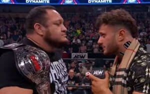 MJF Sends Warning To Samoa Joe After Promo War On AEW Dynamite MJF Sends Warning To Samoa Joe After Promo War On AEW Dynamite
