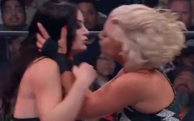 Saraya Complained to HR After Toni Storm Kissed Her at AEW Grand Slam