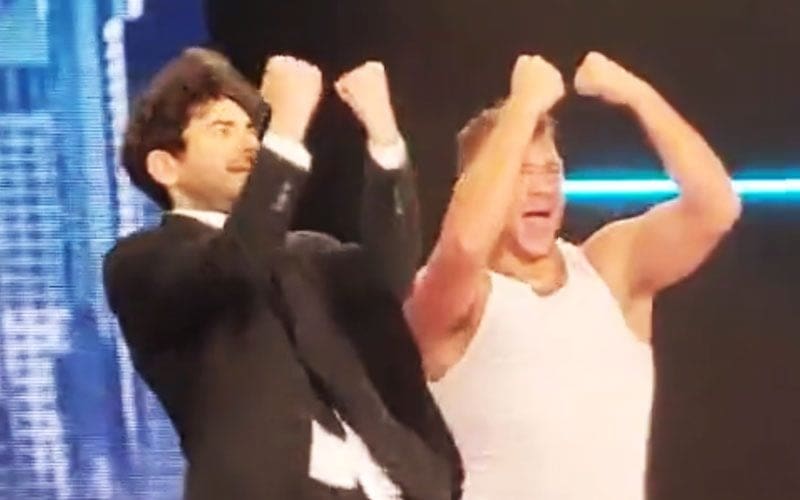Tony Khan Busts Out Dance Moves Before AEW Rampage Taping