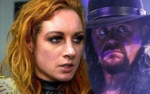 Becky Lynch Put Undertaker on Notice Day of WrestleMania Becky Lynch Put Undertaker on Notice Day of WrestleMania