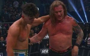 Sammy Guevara Recreates Chris Jericho WrestleMania Moment By Turning On Him At AEW Grand Slam Sammy Guevara Recreates Chris Jericho WrestleMania Moment By Turning On Him At AEW Grand Slam