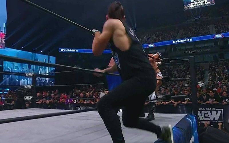 Adam Cole Possibly Injured At AEW Dynamite Grand Slam