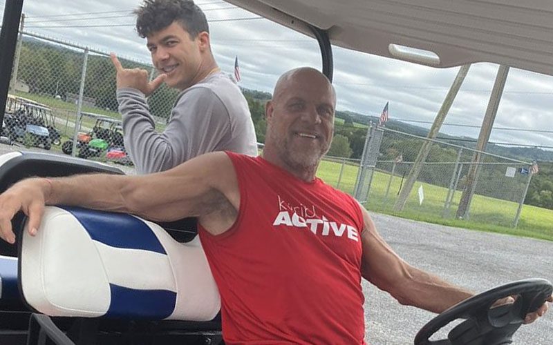 Kurt Angle Goes Full-On America With Custom Golf Cart