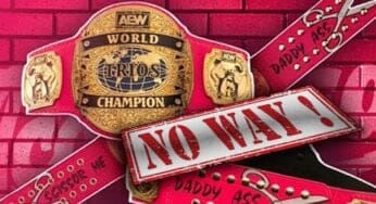 Fans Drag AEW For Selling New Trios Scissors Title Belts For $5k