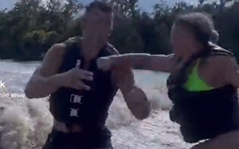 Ivy Nile Nails Julius Creed With Superman Punch While Out On The Water
