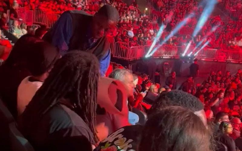 Video Surfaces Of AEW Security Taking CM Punk Signs Before Collision