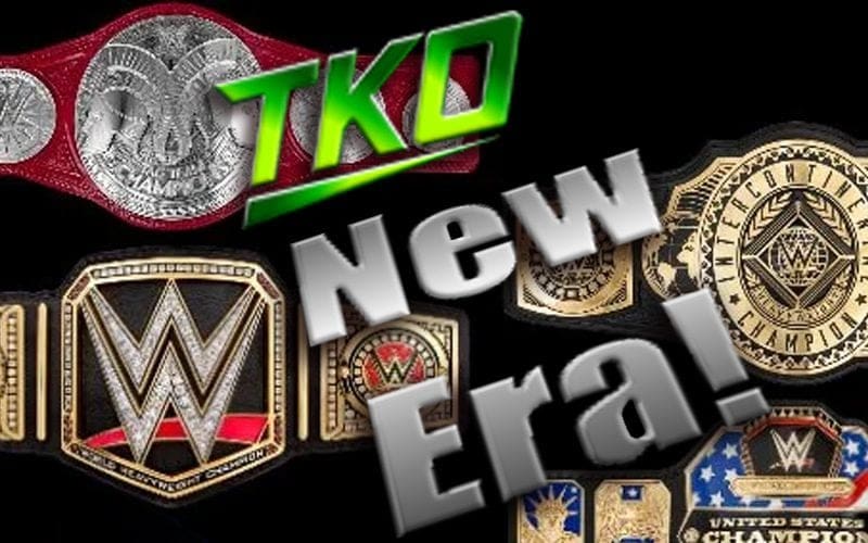WWE Discussing New Title Belts After TKO Merger