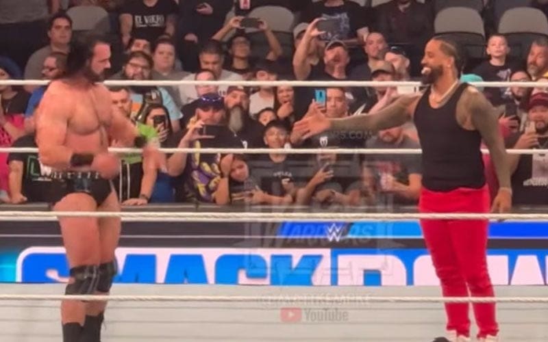 Drew McIntyre Refuses to Shake Jimmy Uso’s Hand After WWE SmackDown Concludes