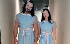 Drew McIntyre Dresses up As The Little Girl in The Shining For Halloween Drew McIntyre Dresses up As The Little Girl in The Shining For Halloween