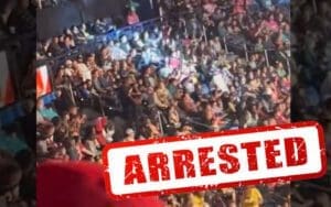 Fan Arrested During Rhea Ripley Segment on WWE RAW Fan Arrested During Rhea Ripley Segment on WWE RAW