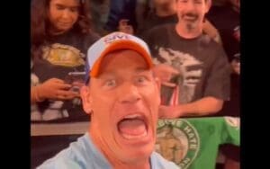 John Cena Takes Fan’s Phone For Amusing Video During WWE NXT John Cena Takes Fan's Phone For Amusing Video During WWE NXT